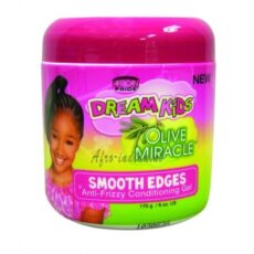 African Pride olive miracle smooth edges anti-frizzy conditioning gel 6oz