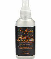 Shea Moisture African Black Soap Dandruff & Dry Scalp Elixir 4oz/ 118ml