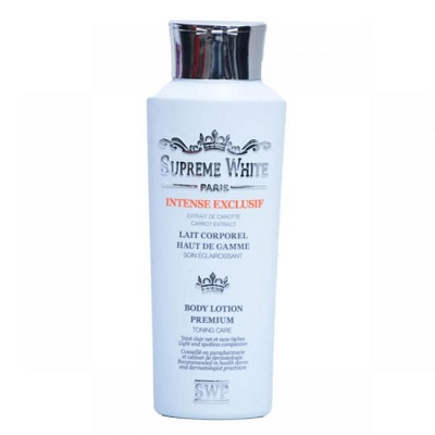 Supreme White Intense Exclusive Body Lotion Luxury Toning Care