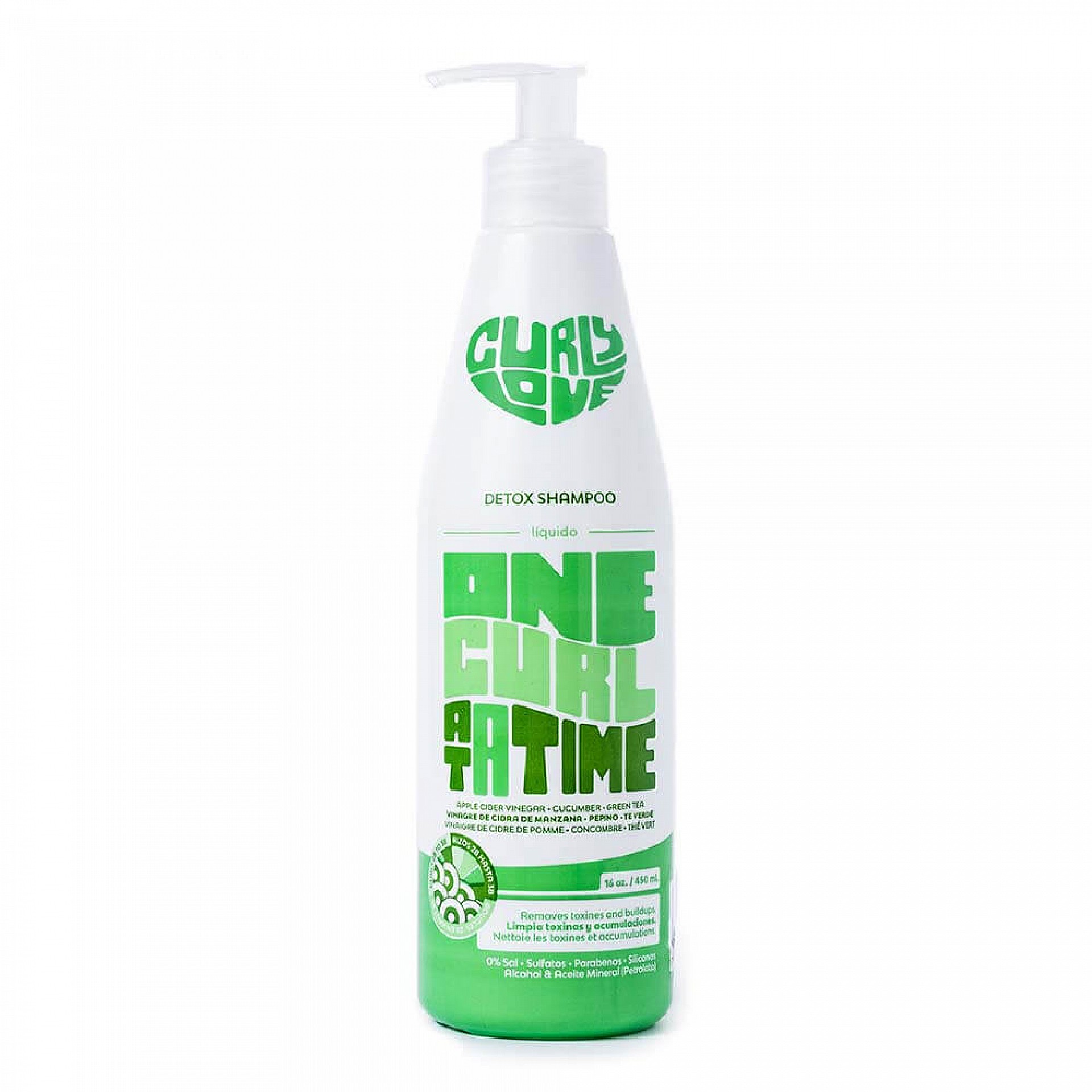 Curly Love Detox Shampoo 16oz 450ml