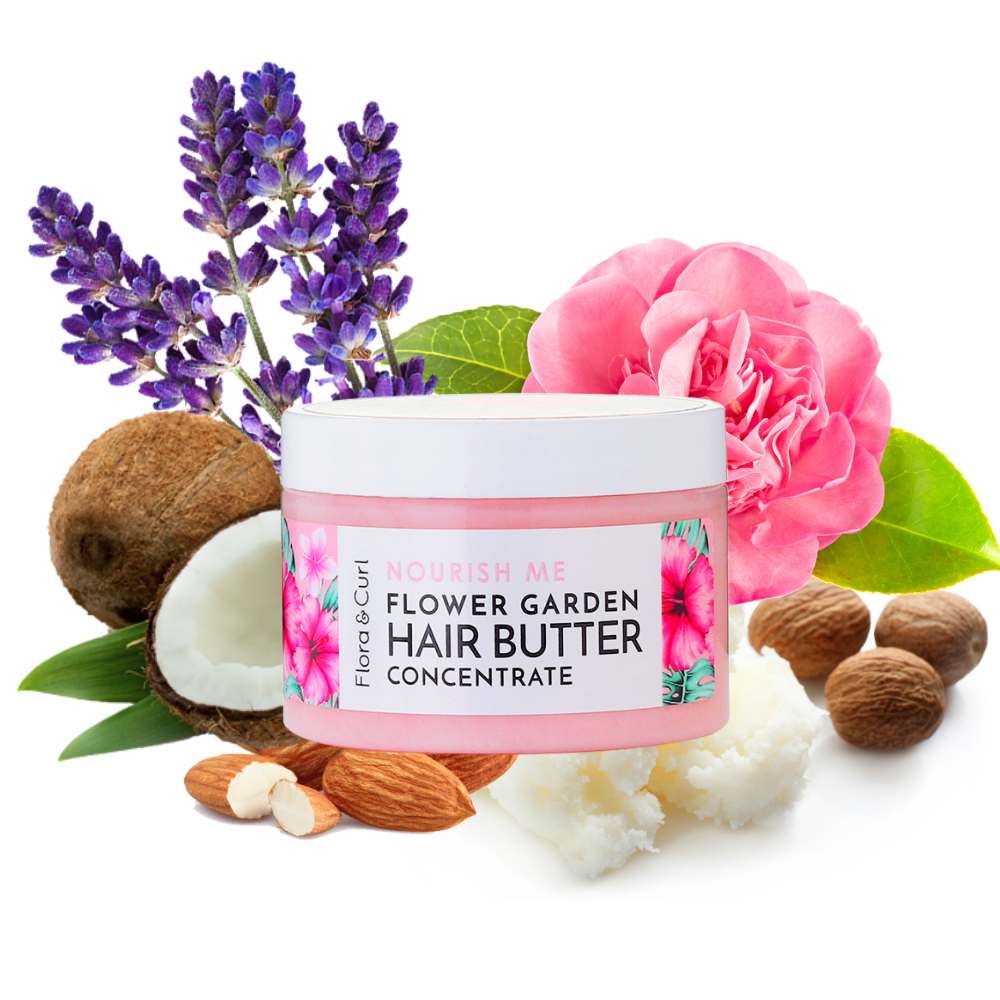 Flora & Curl Nourish Me Flower Garden Hair Butter Concentrate 120Gr