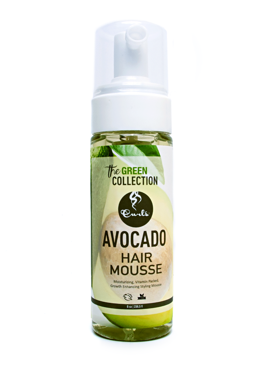 Curls The Green Collection Avocado Hair Mousse 8oz 236ml