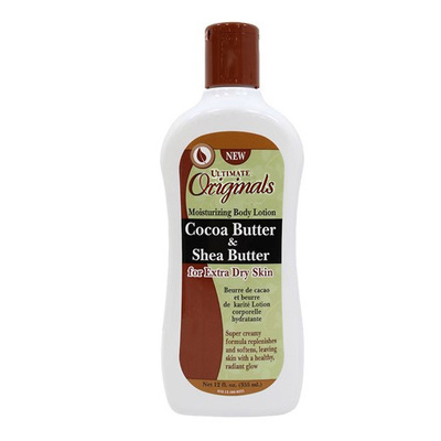 Ultimate Organics Cocoa Butter And Shea Butter Body Lotion 12oz 355ml