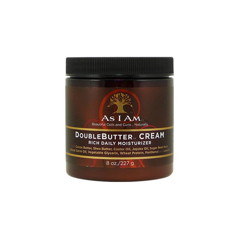 As I Am DoubleButter Cream Rich Daily Moisturizer 8oz/ 227g