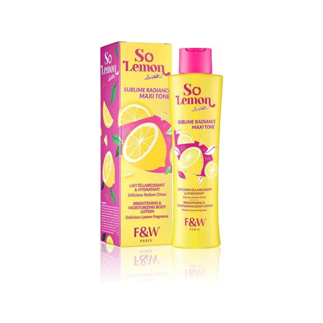 Fair & White So Lemon Sublime Radiance Maxi Tone Brightening & Moisturizing Body Lotion 250ml 8.45oz