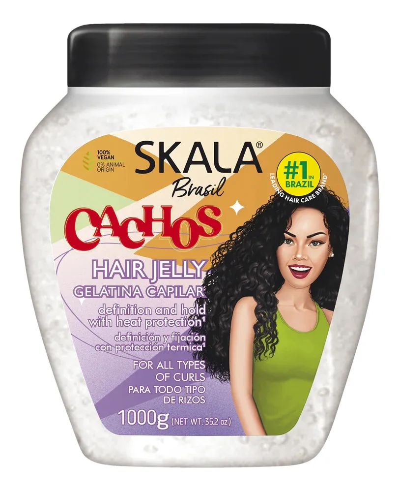 Skala Brasil Cachos Hair Jelly Gelatina Capilar 1000g