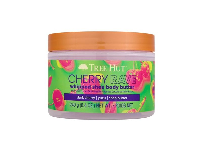 Tree Hut Cherry Rave Whipped Shea Body Butter 240g 8.4oz