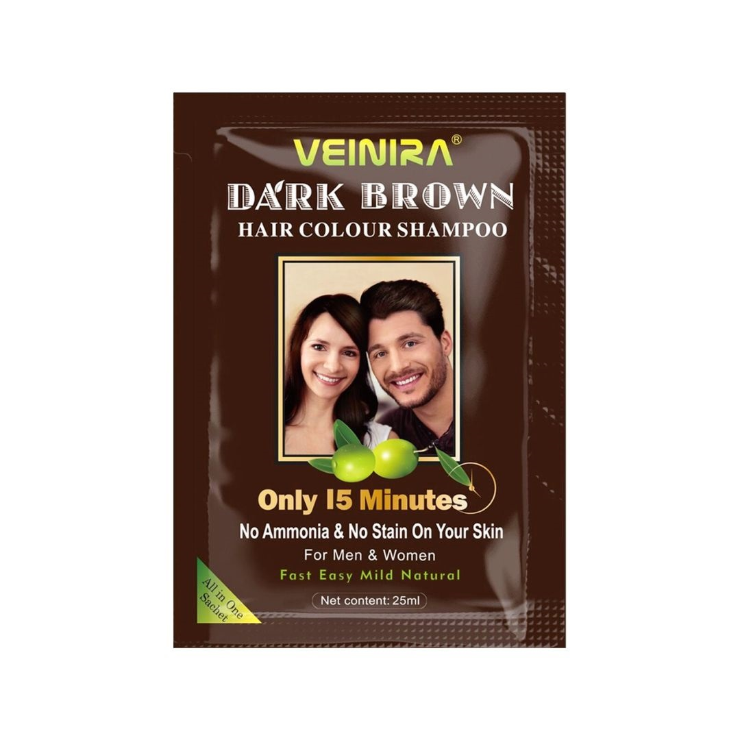 Veinira Brown Hair Color Shampoo 25ml